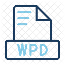 Wpd wordperfect document  Icon