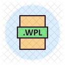 File Type Wpl File Format Icon