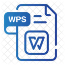 Wps File Extension Files And Folders Icon
