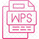 Wps File File Format File Icono