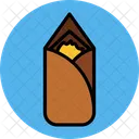 Wrap Bistro Fast Food Icon