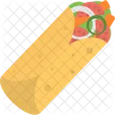 Tortilla Wrap Fajita Icon