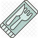 Wrapped Cutlery Table Icon