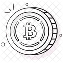 Wrapped Bitcoin Coin Icon