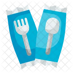 Wrapped Spoon Fork  Icon