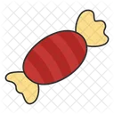 Wrapped Toffee Candy Sweet Icon