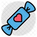 Wrapped Toffee Candy Sweet Icon