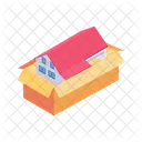 Wrapping House Packaging Icon