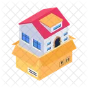 Wrapping House House Packing Shifting House Icon