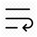 Wrap Text Text Word Wrap Icon