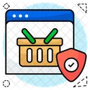 Wrb Secure Shopping Website Secure Shopping Webpage Secure Shopping Icon