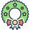 Wreath Frame Leaves Icon
