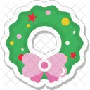 Wreath Christmas Ornament Icon