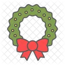 Christmas Wreath Xmas Icon