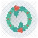 Wreath Christmas Ornament Icon