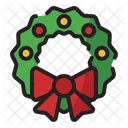 Wreath Christmas Traditions Christmas Decorations Icon