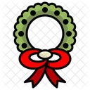 Wreath Christmas Decoration Icon