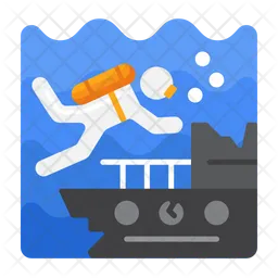 Wreck Diving  Icon