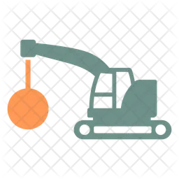 Wrecking ball truck  Icon