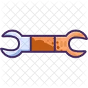Metalwaste Wrench Rust Icon