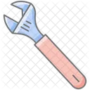 Wrench Awesome Lineal Color Icon Icon