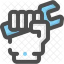 Wrench Hand Repair Icon