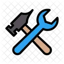 Wrench Tools Hammer Icon