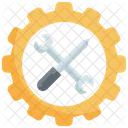 Wrench Gear Construction Icon