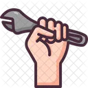 Wrench Hands Gestures Icon