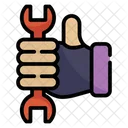 Wrench Technical Support Repair Icon