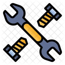 Wrench And Bolts  Icon