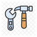 Wrench And Hammer Wrench Hammer Icon