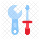 Wrench And Screw Driver  Icon