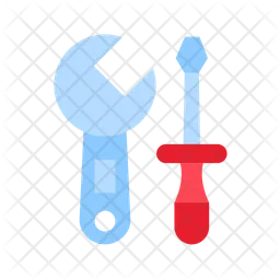 Wrench And Screw Driver  Icon