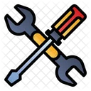 Wrench And Screwdriver Icon