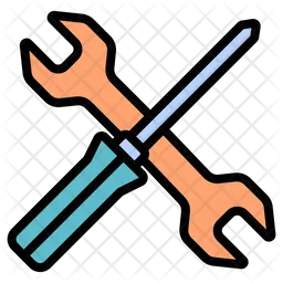 Wrench and screwdriver  Icon