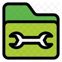 Wrench Folder  Icon