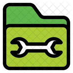 Wrench Folder  Icon