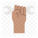Wrench Hand Hand Labor Day Icon