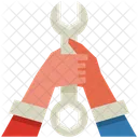 Wrench Hands  Icon