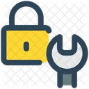 Security Lock Wrench Icon