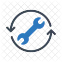 Wrench Setting Configure Icon