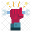 Wrench Labor Day Worker Icon