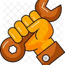 Equipment Service Wrench Icon