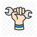 Wrench In Hand Icon
