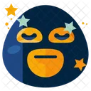 Wrestler Emoji Face Icon