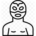 Wrestler Kostum Verkleiden Symbol
