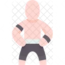 Wrestlers Man Fighter Icon