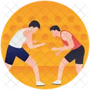 Wrestling Olympics Game Martial Arts Icon