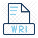 Wri Document Data Icon